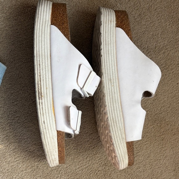 Papillio Birkenstock White Double Strap Sandals - Picture 6 of 9